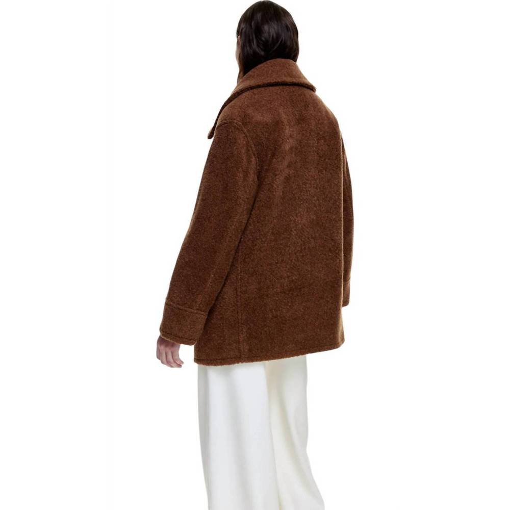 NEW SMYTHE teddy car coat in chestnut - Picture 2 of 2